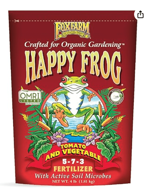 Fox Farm Happy Frog Tomato & Vegetable Fertilizer 7-4-5 (Best Organic for Flavor Enhancement)