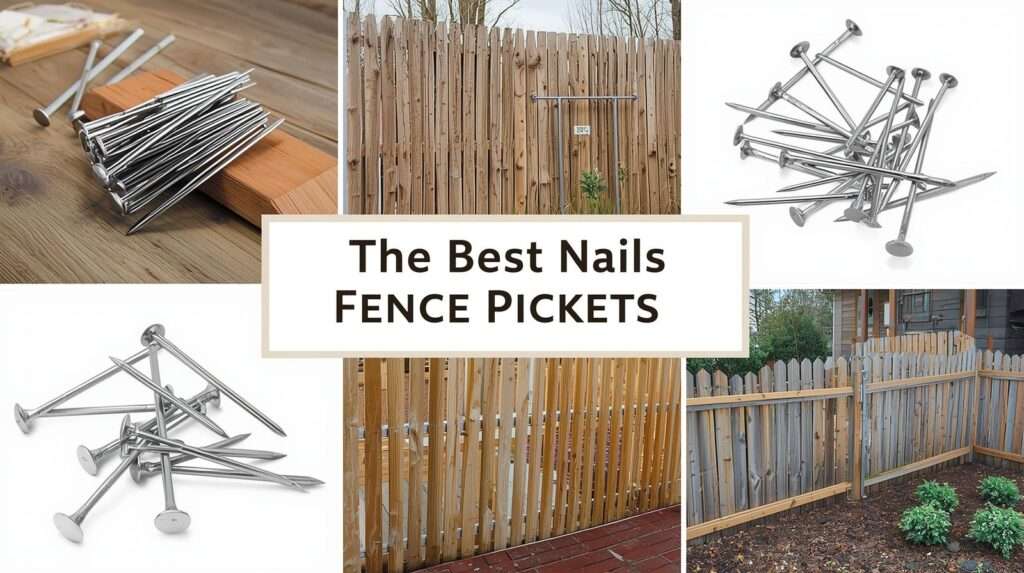 best nails for fence pickets