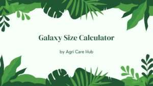 Galaxy Size Calculator