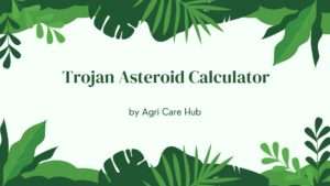 Trojan Asteroid Calculator