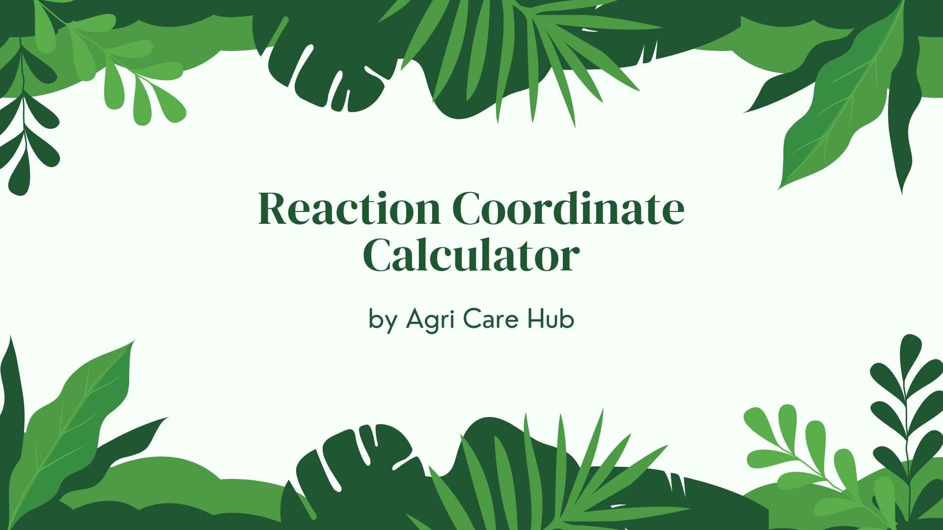 A closer look at Energy Rotation Coordinate Calculator
