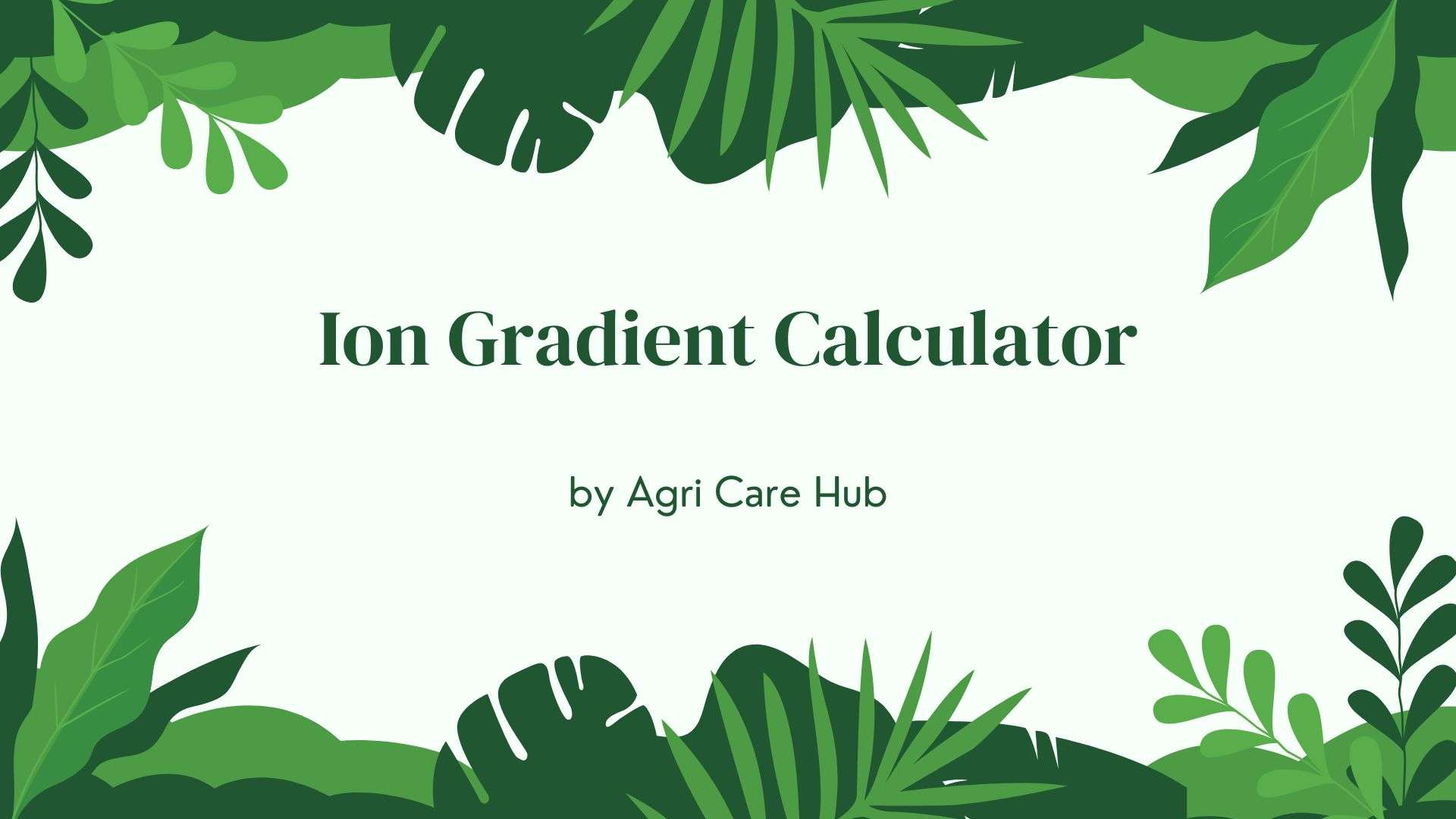 Ion Gradient Calculator – Analyze Membrane Potential Fast
