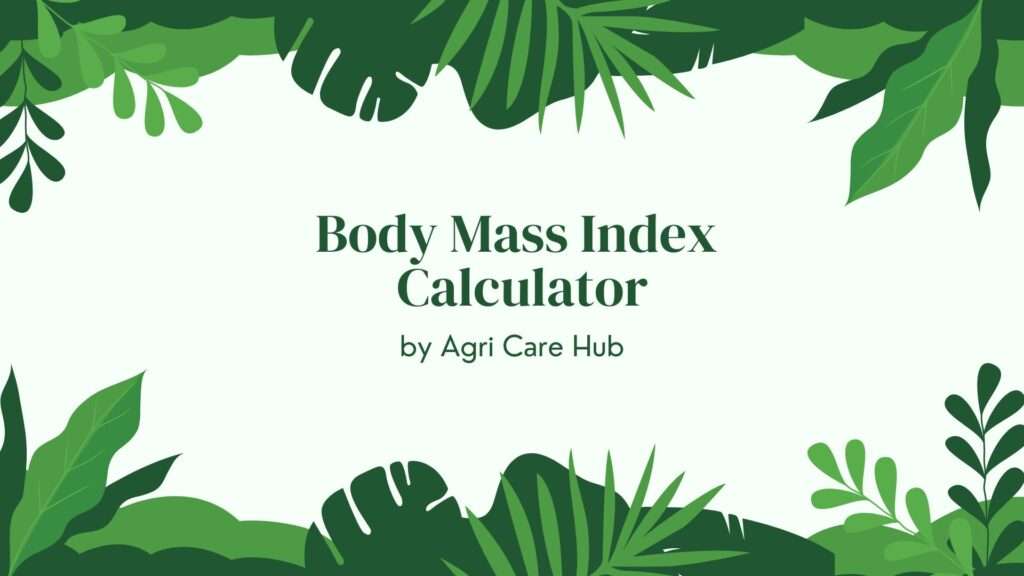 Body Mass Index Calculator