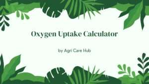 Oxygen Uptake Calculator