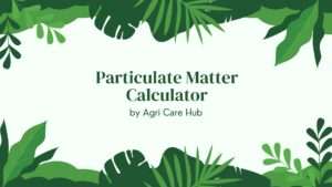 Particulate Matter Calculator