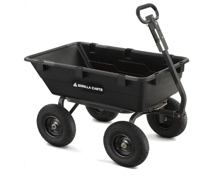 Gorilla Carts Folding Yard Cart