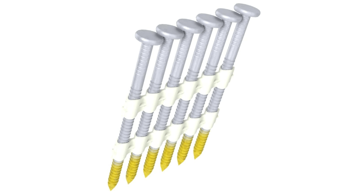 Grip Rite Prime Guard GR04HG1M 21 Degree Plastic Strip Round Head Hot Dipped Galvanized Collated Framing Nails, 2" x 0.113"
