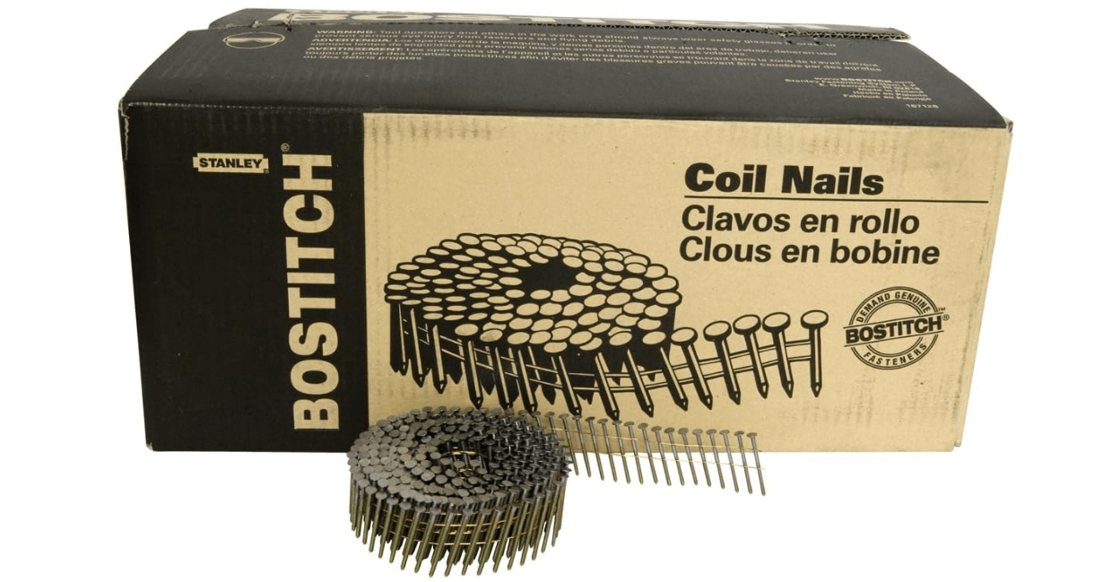 BOSTITCH AC4DR080BDP Siding and Fencing Nails, 1-1/2-Inch by 0.080-Inch Ring Shank
