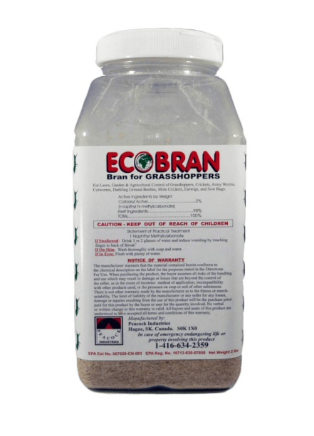 EcoBran Grasshopper Bait: Smart, Targeted Control