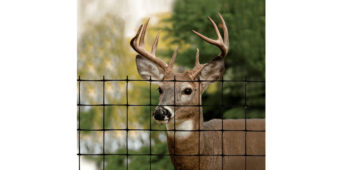 Tenax Deer Fence C-Flex Select 8'x330' Black 
