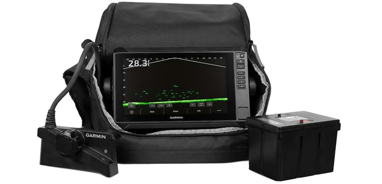 Garmin LiveScope™ Plus Ice Fishing Bundle LI with Garmin Navionics+ Maps for U.S. Inland
