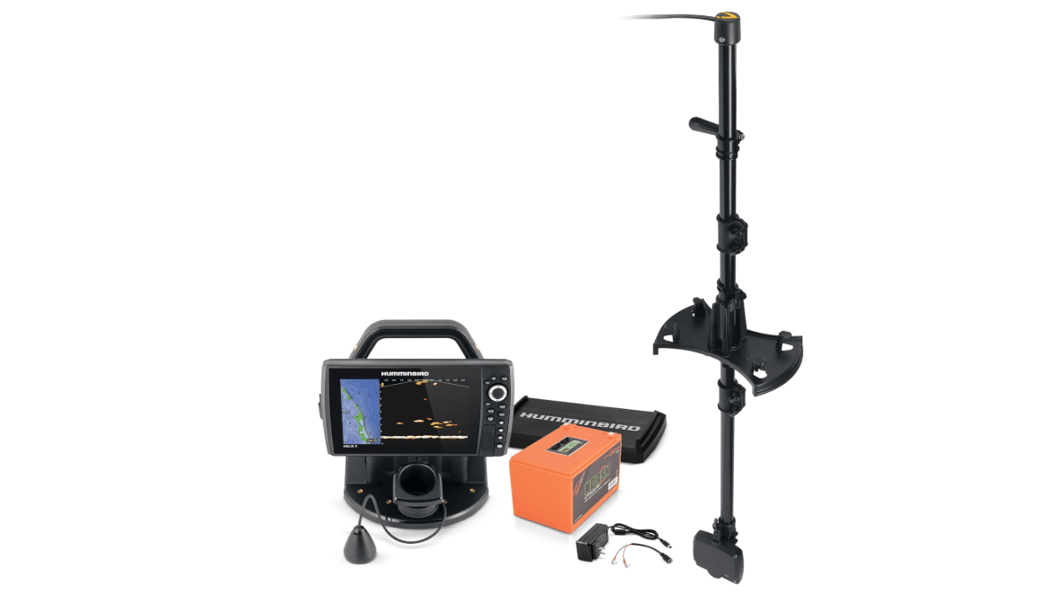 Humminbird 411870-1 ICE Helix 9 MSI+ GPS G4N MEGA Live Bundle
