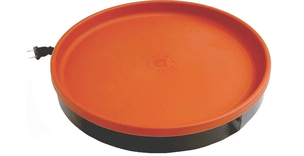Farm Innovators BD-75 All Seasons 3 in 1 Outdoor 14 Inch Heated Birdbath with 3 Mounting Options, 75 Watts, Terracotta 