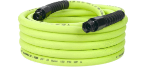 Flexzilla Pro Water Hose with Reusable Fittings, 5/8 in. x 50 ft., Heavy Duty, Lightweight, Drinking Water Safe, ZillaGreen - HFZWP550-E
