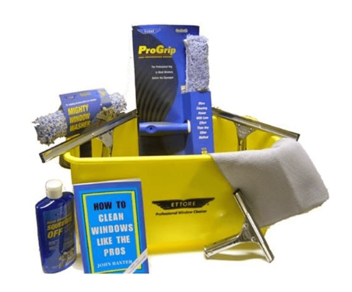 Ettore Complete Ultimate Window Cleaning Kit – Best for Beginners