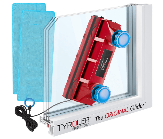 Tyroler Magnetic Glider Squeegee – Best for Double-Pane Windows