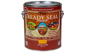 Ready Seal Stain & Sealer for Wood, Outdoor Deck and Fence - All-in-One Exterior Wood Stain and Waterproofing Sealant – Easy to Apply, No Back Brushing Needed, UV Protection - 1 Gallon, Natural Cedar
