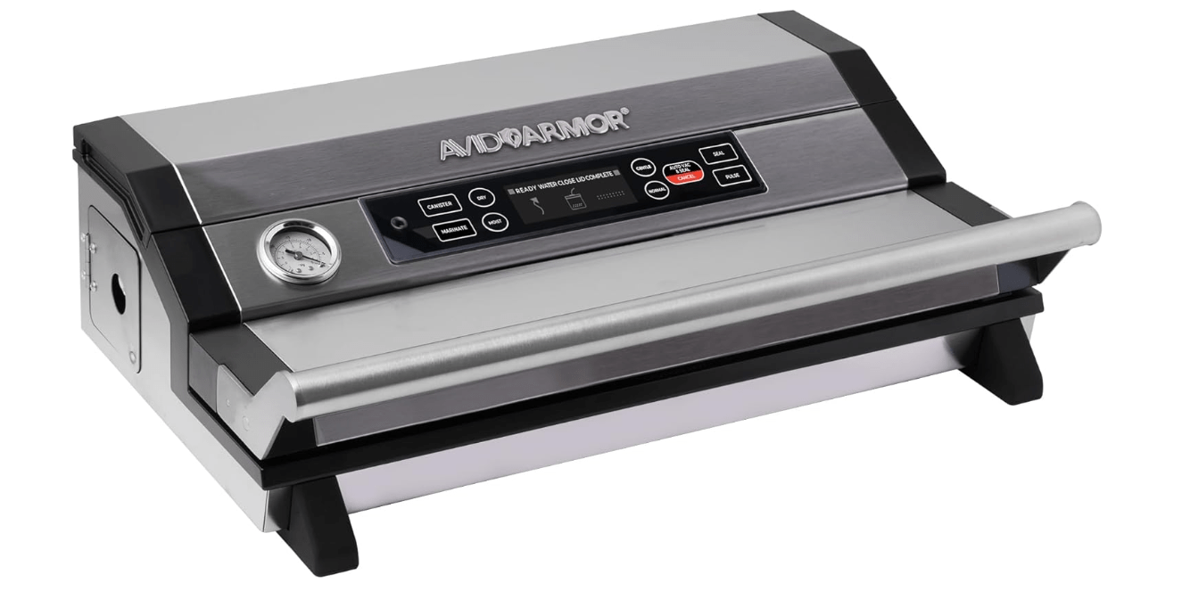 Avid Armor Vacuum Sealer A420XL – 16" Wide Seal Bar for Wider Bags, Fits 50 ft Rolls, Seals Multiple Quart Bags, Food Saver for Kitchen Storage, Sous Vide, Marinating
