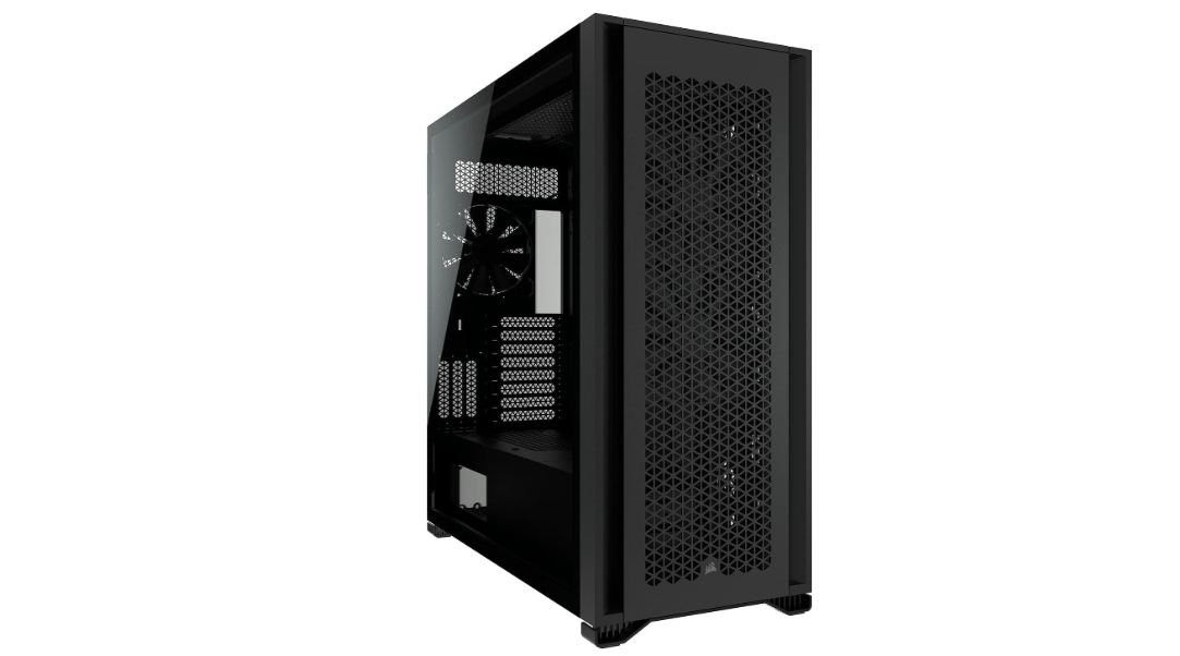 CORSAIR 7000D AIRFLOW Full-Tower ATX PC Case – High-Airflow Front Panel – Spacious Interior – Easy Cable Management – 3x 140mm AirGuide Fans with PWM Repeater Included – Black
