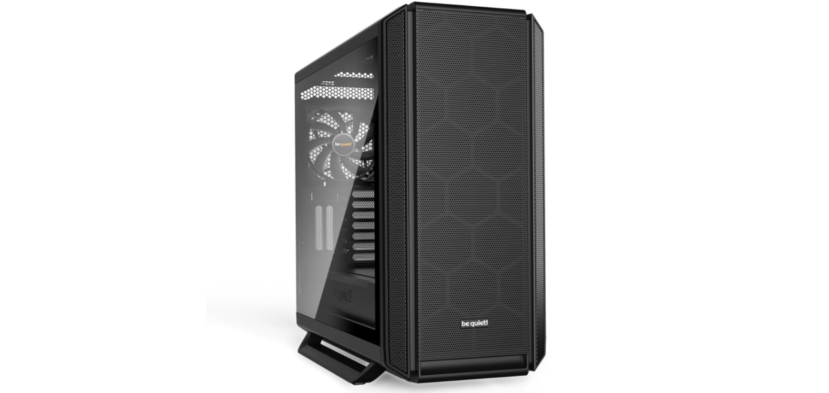 be quiet! Silent Base 802 Window ATX Midi Tower PC Case| 3 Pre-Installed Pure Wings 2 Fans | Sound Insulated | Tempered Glass Window | Black | BGW39
