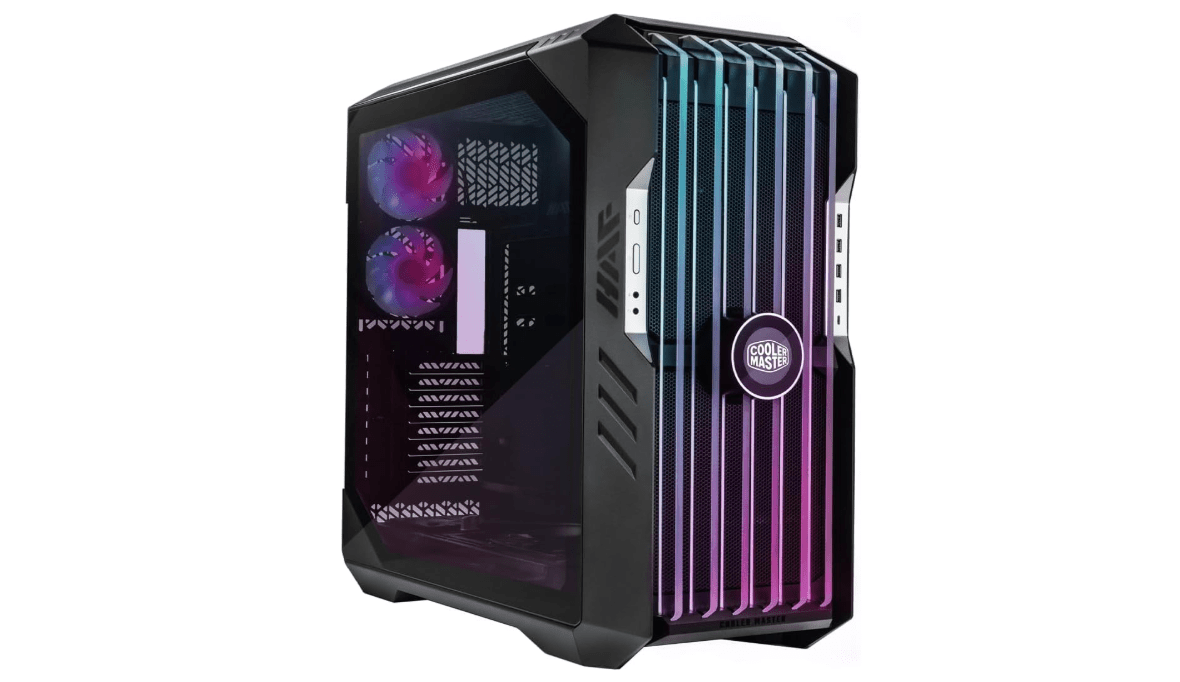 Cooler Master HAF 700 EVO E-ATX High Airflow PC Case, IRIS Customizable LCD .Breathable TG Front Panel, 200mm Sickleflow Fans, 1 x USB 3.2 gen 2 Type C, 4 x USB 3.2 gen 1 (3.0) (H700E-IGNN-S00)
