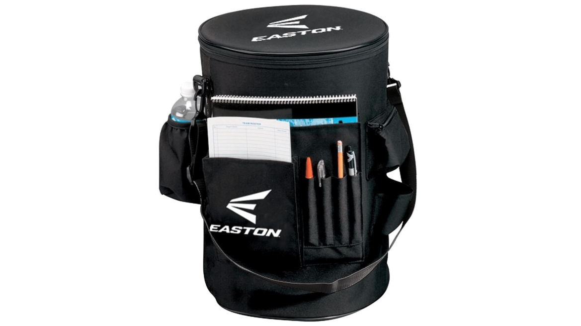 Easton | Coaches Bucket Organizer | Slip Over Cover | Baseball/Softball | 5 Gallon & 6 Gallon Options 