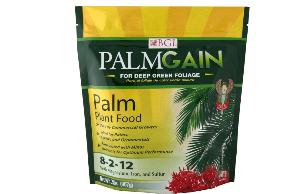 BGI Fertilizers PALMGAIN, Palm Tree Fertilizer, Ferns, Cycads, Ixora, 2lb Bag