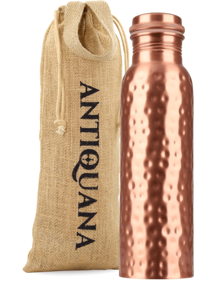 TAYHAA Hammered Copper Bottle Set