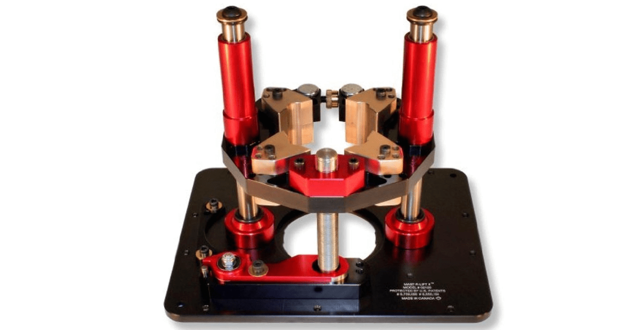 JessEm 02121 Mast-R-Lift II Router Lift – 8-1/4" x 11-3/4" Precision Router Table Lift