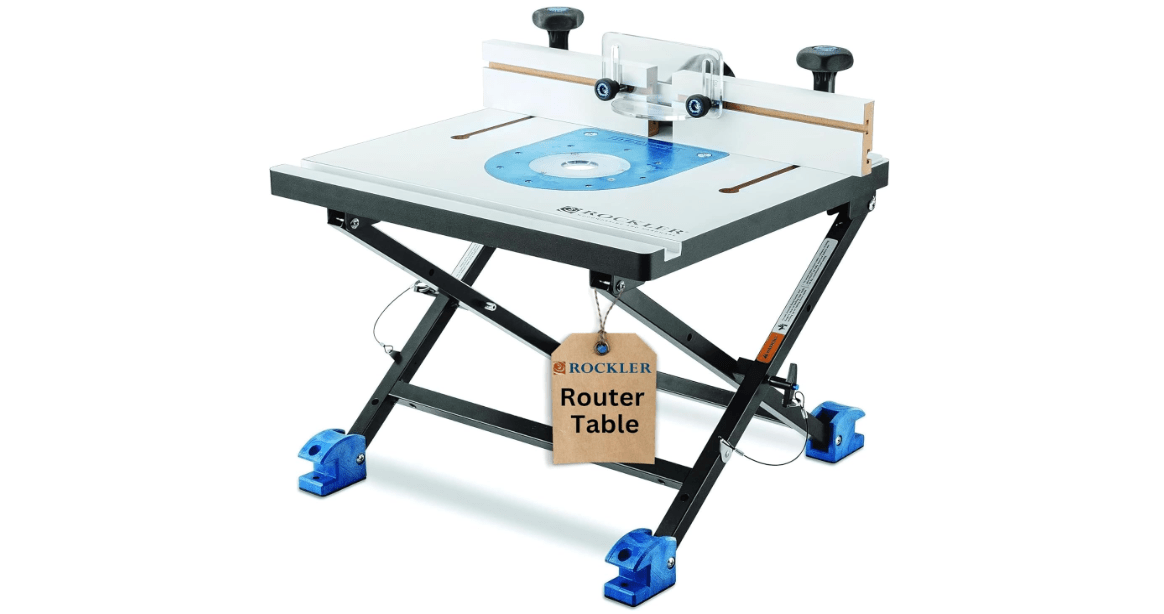 Rockler Convertible Benchtop Router Table – Convertible Routers for Woodworking Fits Most Routers – Unique Base Design Router Table – Benchtop Wood Router Includes 4 Modes in 1 Table