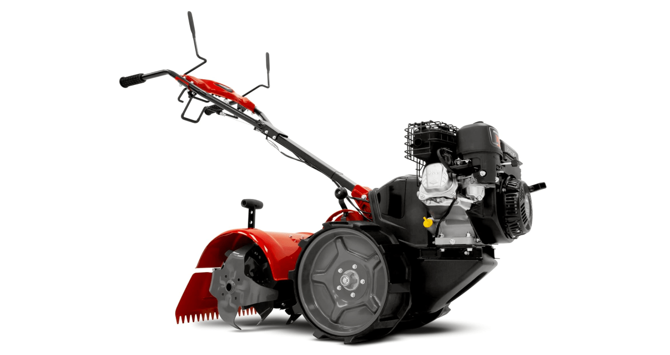 Earthquake® 46059 Pioneer™ Dual Direction Rear Tine Tiller, Powerful 127cc 4-Cycle Briggs and Stratton® Engine, Instant Reverse, 17” Tilling Width, 11” Tilling Depth, Frustration Free Shifting