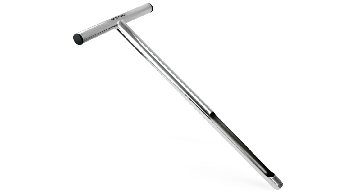 Varomorus Soil Sampler Probe 21" Stainless Steel Tubular T-Style Handle. 