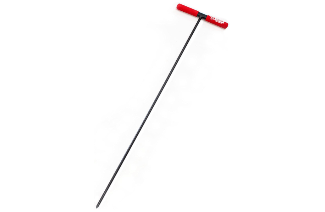 Bully Tools Soil Probe Rod - 48" Steel with T-Style Handle, Durable Soil Sampling Tool, Septic Tank Locator, Underground Utility Locator, Soil Core Sampling Tool, Ideal for Outdoor Use - Made in USA
