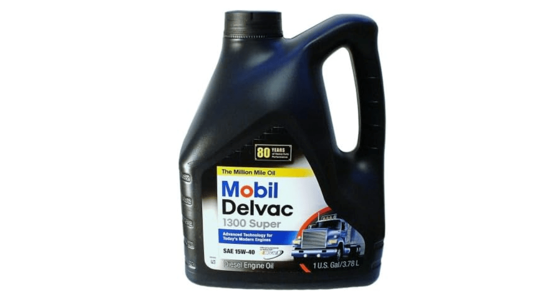Mobil Delvac 1300 Super SAE 15W-40 Diesel Engine Oil, 1 gallon individual bottle
