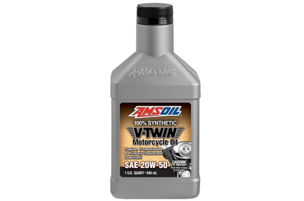 AMSOIL Full Synthetic Motorcycle Oil 20W-50 - ONE U.S. QUART, 946 ml
