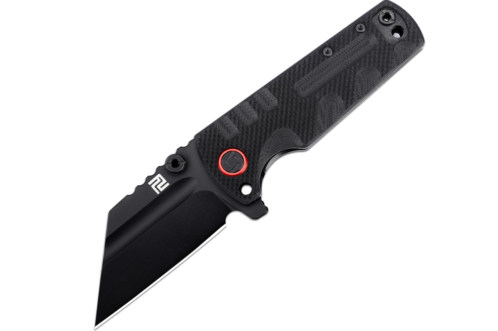 ARTISANCUTLERY Tactical Knife Proponent Subsize (1820PS) D2 Steel Black PVD Blade with G10 Handle, Black