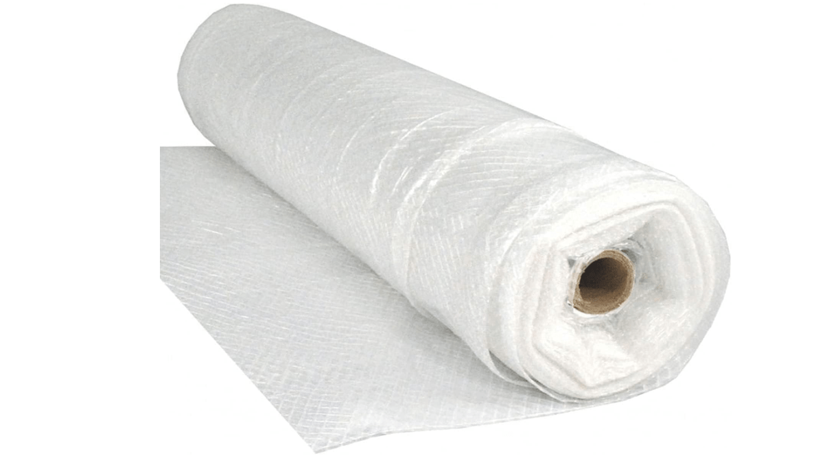 Farm Plastic Supply - Dura Skrim String Reinforced Clear Plastic Sheeting - 6 Mil - (10' x 100') - Reinforced Poly Film Tear Resistant, Weatherproof, Vapor Barrier Polyethylene Roll for Construction