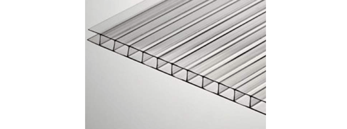 (Pack of 10 Sheets) 35'' x 48'' x 8 mm (0.32") Polycarbonate Clear TWINWALL Sheet Cold-Flexible, Strong Impact and Shatterproof - All-Weather Outdoor Garden/Billion RESOURCESS/