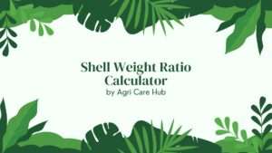 Shell Weight Ratio Calculator