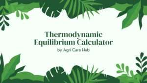 Thermodynamic Equilibrium Calculator