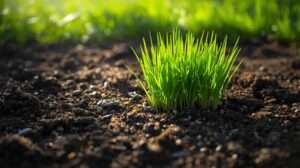 Fertilizer grass seed