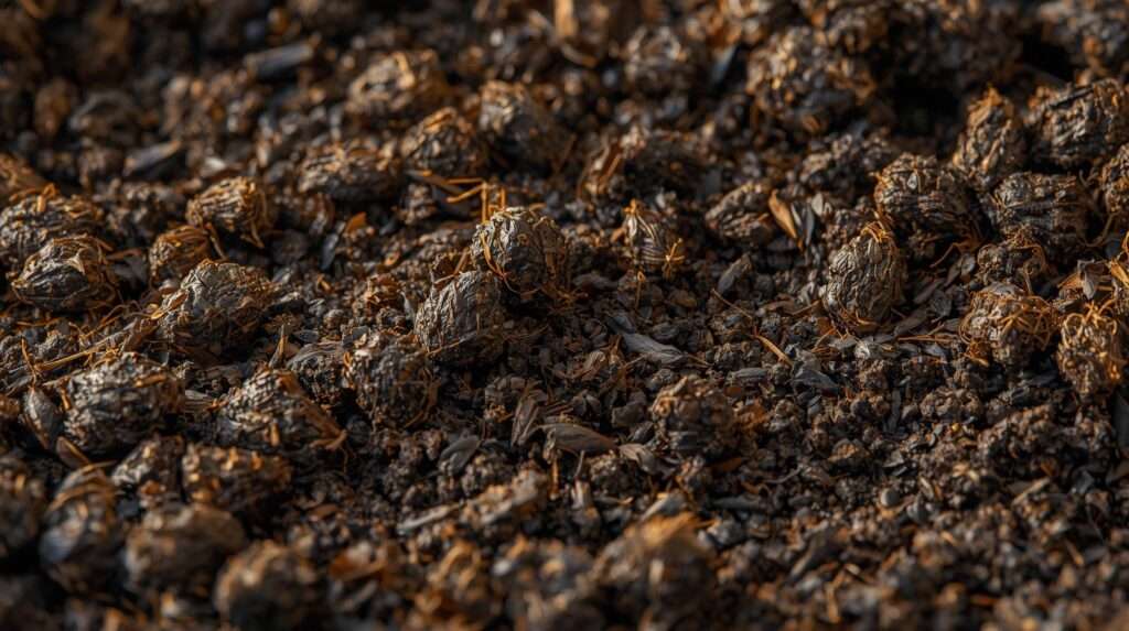 Rabbit poop fertilizer