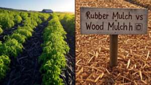 rubber mulch vs wood mulch