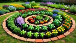 permaculture spiral garden