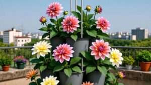 growing dahlias in pots