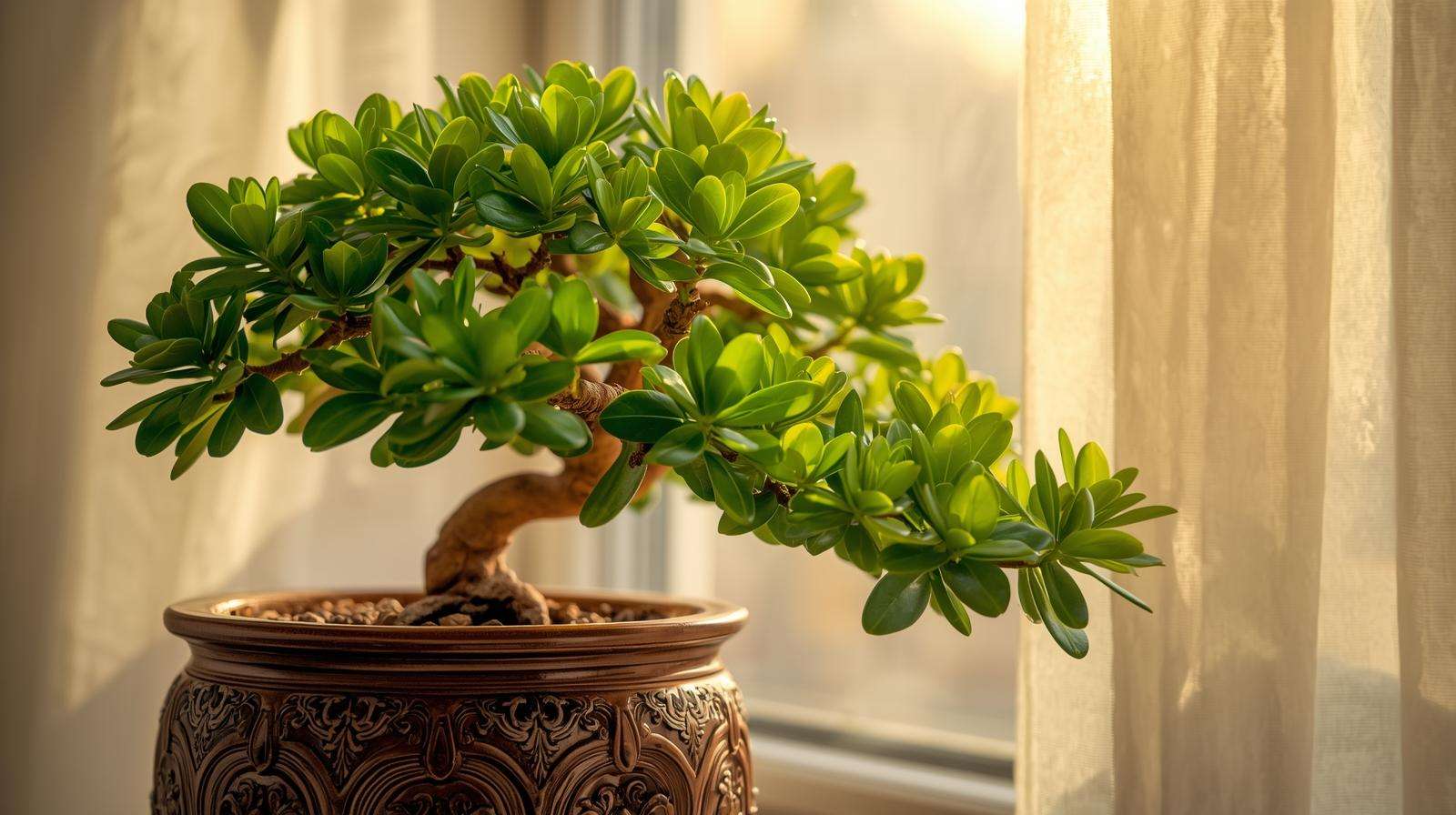 Healthy jade tree with glossy leaves in a pot, ideal for taking cuttings to propagate new plants.