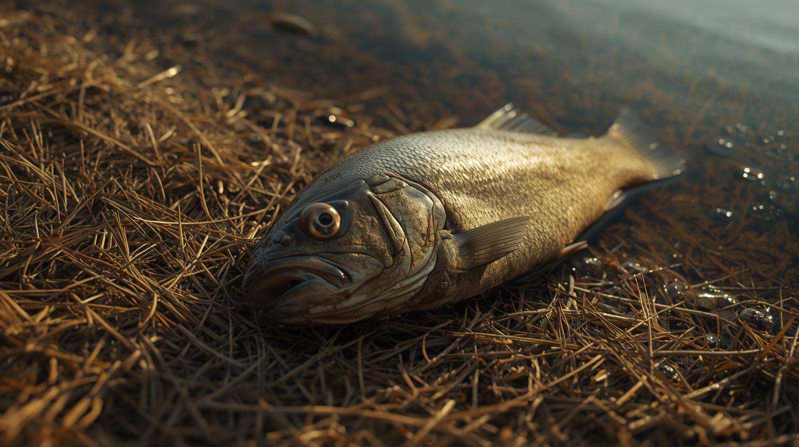 Tilapia in distress out of water, illustrating effects for how long do fish live out of water.