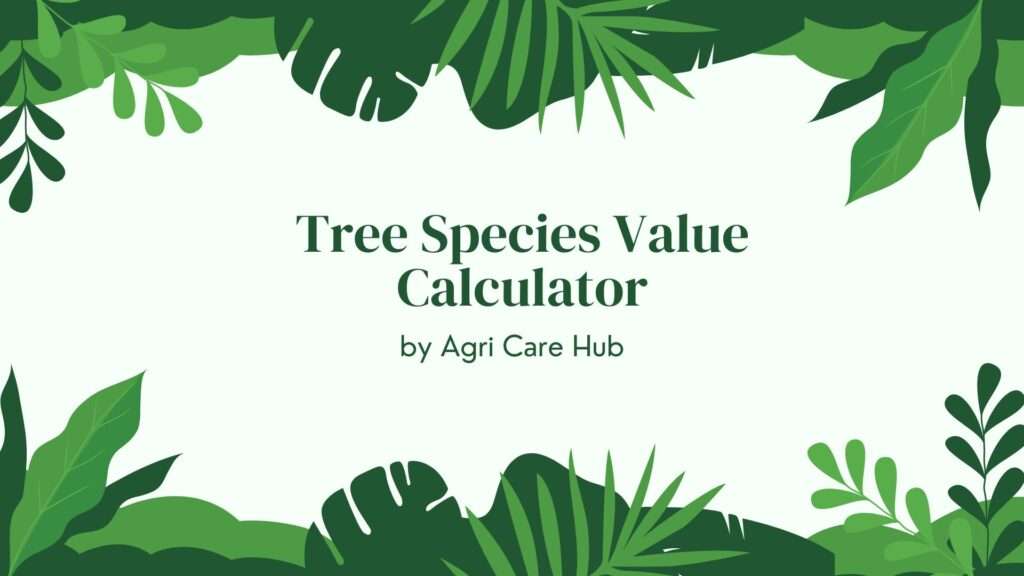 Tree Species Value Calculator
