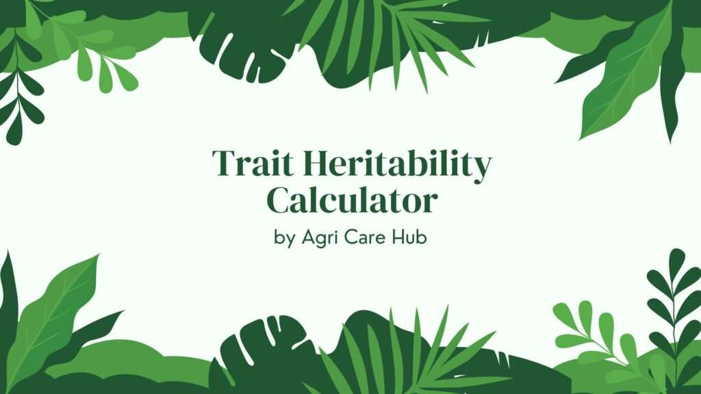 Trait Heritability Calculator