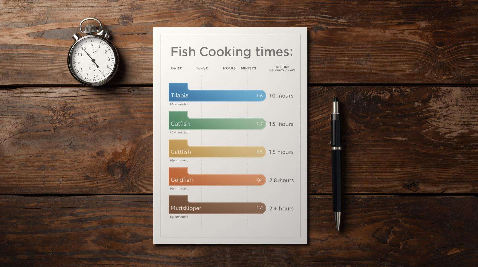 Species survival time table for how long fish can survive out of water